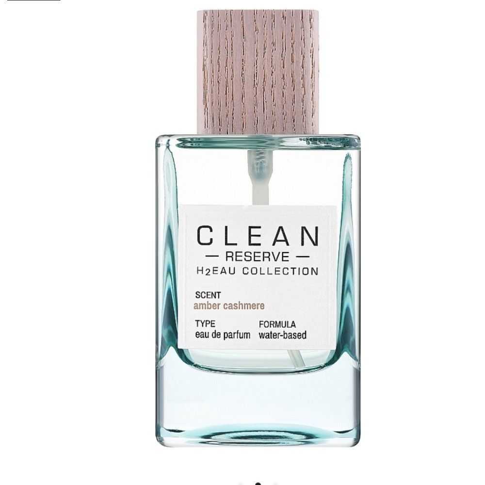 Clean Reserve H2EAU Amber Cashmere Eau De Parfum 3.4oz/100ml. New Without Box.